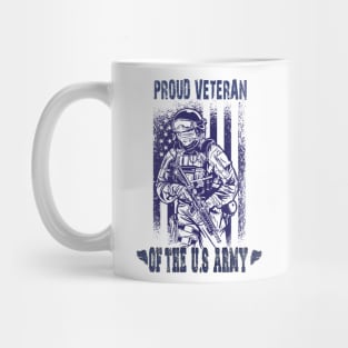 Proud Veteran Of The U.S Army Military Vintage Mug